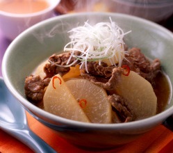 大根と牛肉の韓国風スープ煮出来上がり図